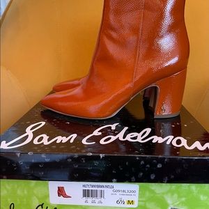 Sam Edelman Patent Leather Booties!